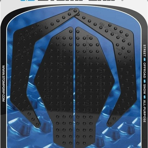 Stomp Volcano Profile Traction Pad Tank Grips Black for Suzuki Katana 2020