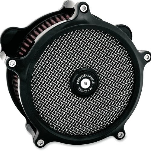Performance Machine Super Gas Air Cleaner Black #0206-2165-B Harley Davidson
