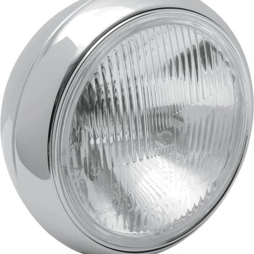 DS Smooth 7" Headlight Assembly Chrome Harley Davidson #143930