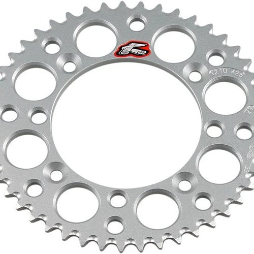 Renthal 428 Ultralight Aluminum Rear Sprocket 47T Silver #121U-428-47GPSI