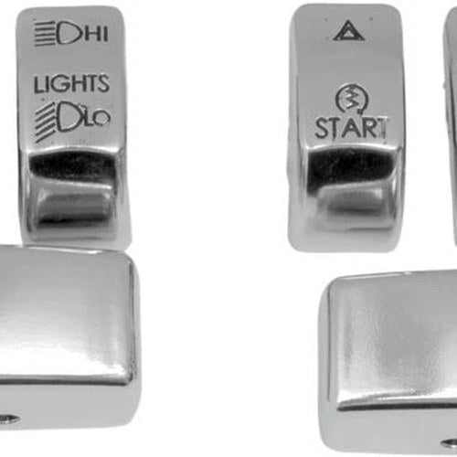 DS Handlebar Switch Cap Kit Chrome Harley Davidson Softail/Softail Deluxe 2011