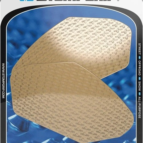 Stomp Icon Profile Traction Pad Tank Grips Clear for Kawasaki Ninja 650