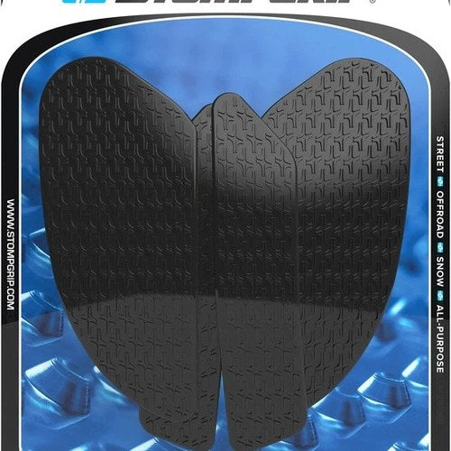 Stomp Icon Profile Traction Pad Tank Grips Black for Kawasaki KLX230/KLX230SM