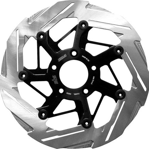 Sbs 7-Spoke Brake Rotor Design D Front Left Polished #7143DL Harley Davidson