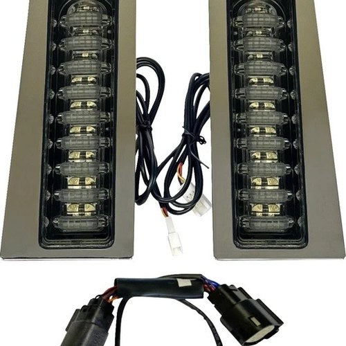 Custom Dynamics ProBEAM Fillerz LED Run/Turn Lights Chrome/Smoke #PB-ECE-FILL-SC