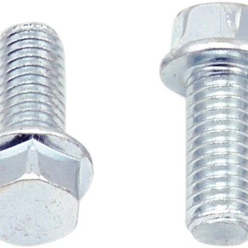 Bolt Motorcycle Hardware Hex Head Flange Bolts M6 x 14mm 8mm 10-Pack