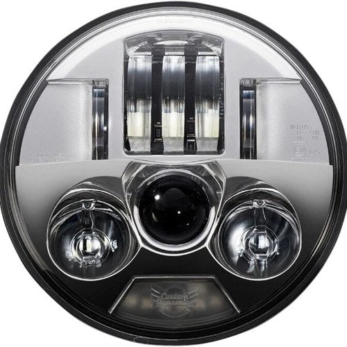 Custom Dynamics ProBEAM 5.75" LED Headlamp True Chrome #PB-575-C