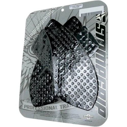 Stomp Grip Tank Protectors Black Fits Kawasaki ZX-6R 2007-2008