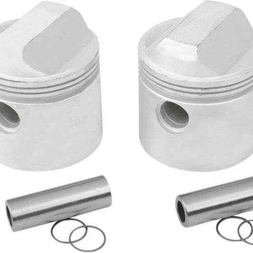 DS Piston Set 3-3/16" +.040" Bore 9:1 Compression Ratio Harley Davidson #139693