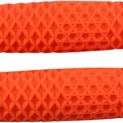 Odi Vans Cult V-Twin Motorcycle Grips Orange 1" 5"