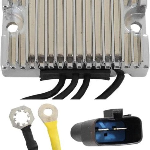 DS Solid-State Voltage Regulator Chrome Harley Davidson Dyna 144700