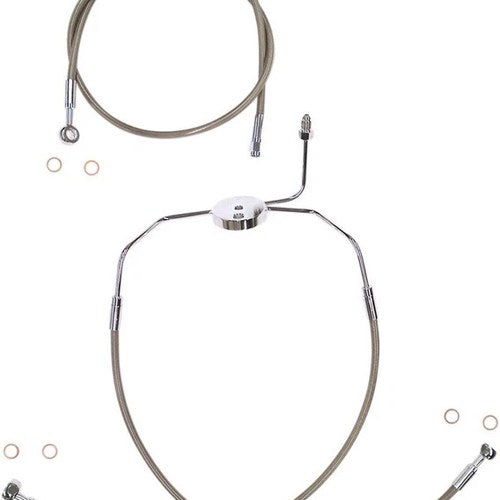Magnum XR Non-ABS Complete Front Brake Kit Stainless Steel/Chrome #SSC1305-23