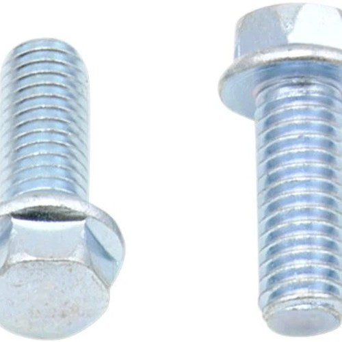 Bolt Motorcycle Hardware Hex Head Flange Bolts M6 x 16mm 8mm 10-Pack