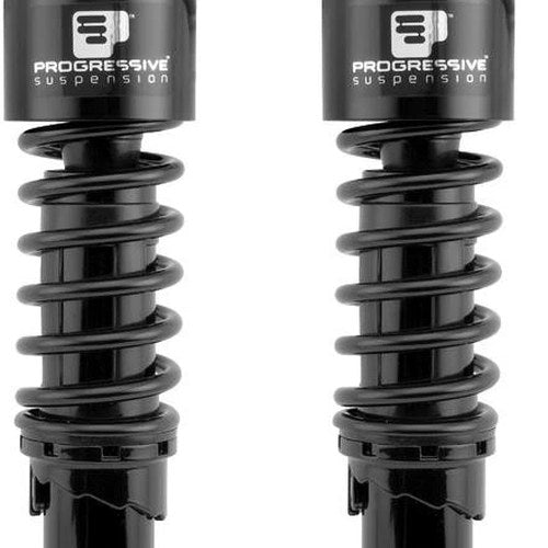 Progressive Suspension 412 Series Shocks 12" Black #412-4049B Harley Davidson