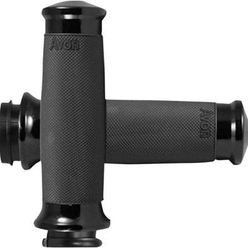 Avon Custom Contour Grips Black #CC-86-ANO-FLY Harley Davidson