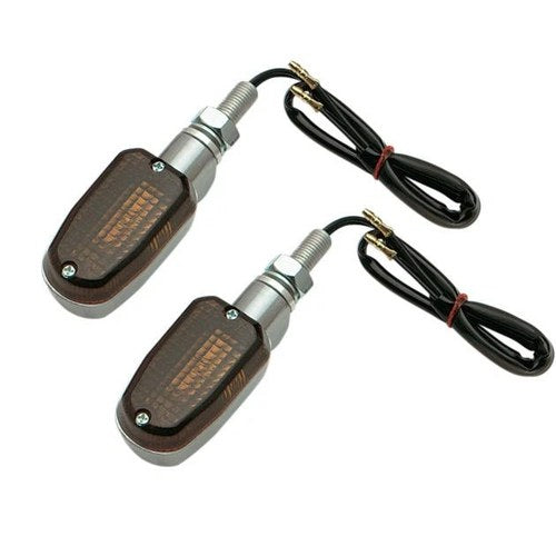 K&S Oblong Marker Light Set Single Filament 10mm Smoke