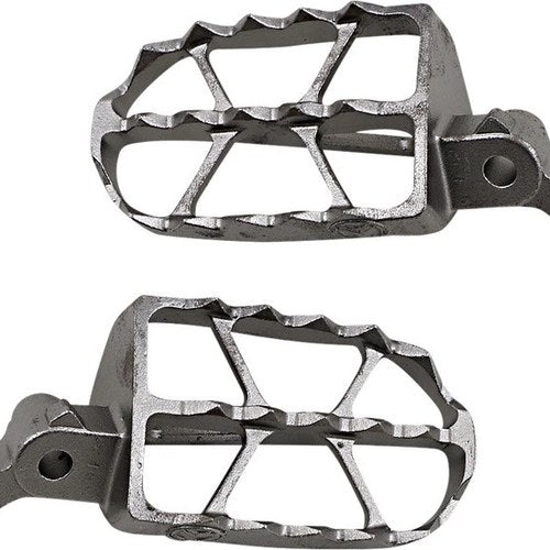 Moose ND Series Offset Footpegs 1/2" Offset Silver fits Honda CRF50F/CRF70F