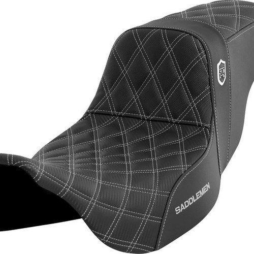 Saddlemen Sdc Performance Gripper Seat Silver Stitch #284835 Harley Davidson