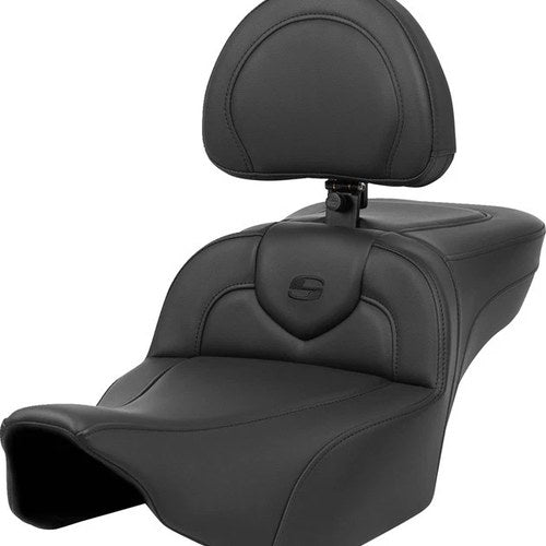 Saddlemen RoadSofa Ext. Reach Seat With Backrest #284812 Harley Davidson