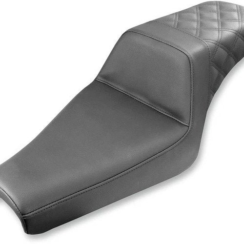 Saddlemen Step-Up LS Seat R. Lattice Stitch Black #283635 Harley Davidson