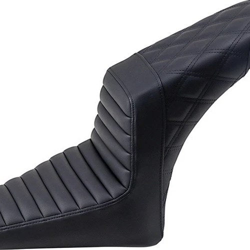 Saddlemen Step-Up LS Tuck-N-Roll Seat Black 284130 Indian Scout Bobber 2018-2024