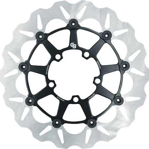 GBrakes Floating Wave Brake Rotor 310mm Front Black #GBD9014XG Triumph