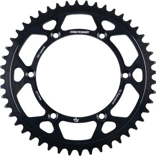 Fire Power 520 Steel Rear Sprocket 48T Black #FPS-460-48-BLK for Kawasaki/Suzuki