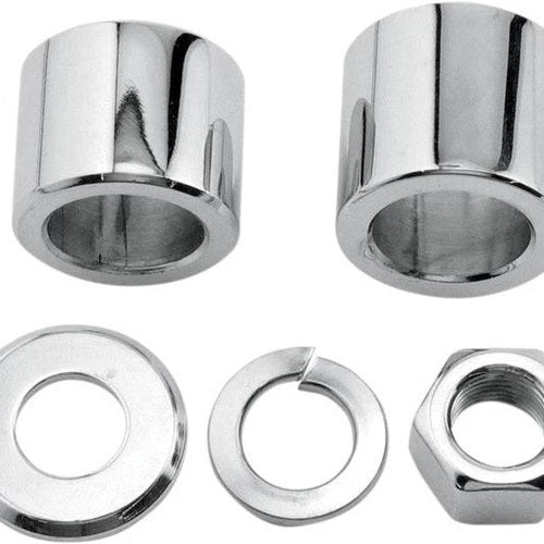 Colony Axle Spacer/Nut Kit Front Chrome #2022-5 Harley Davidson Softail/Dyna