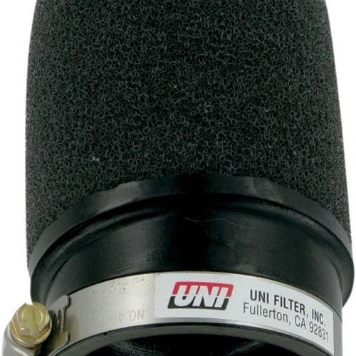 Uni Universal Clamp-On Snowmobile Pod Air Filter Angled 2-1/2" ID 4" L