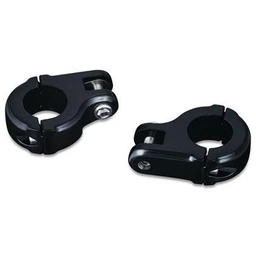 Kuryakyn Brute Highway Peg Mounts for 1.25" Diameter Tubing Black