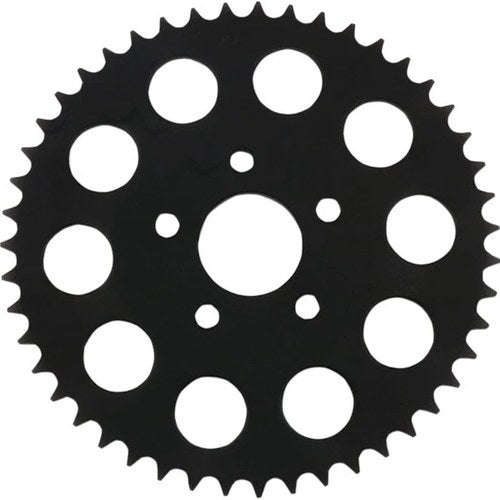 Drag Specialties Flat Rear Sprocket 530 49T Gloss Black Harley Davidson