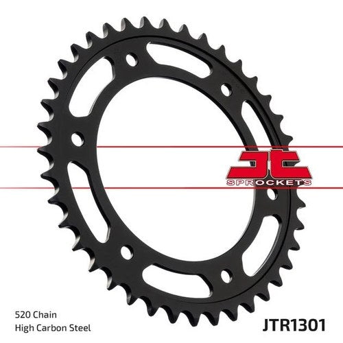 JT 520 Steel Rear Sprocket 42T Black for Honda CRF300L/CRF300L Rally