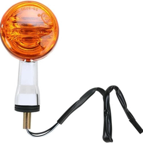 K&S DOT Turn Signal Assembly Rear Left Chrome Amber #25-3244 fits Suzuki