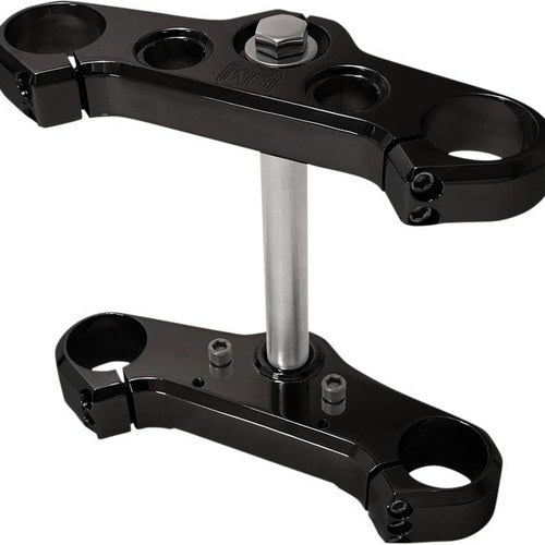 Speed Merchant Elite Triple Tree 49mm Black #SM-FATBABTTB Harley Davidson
