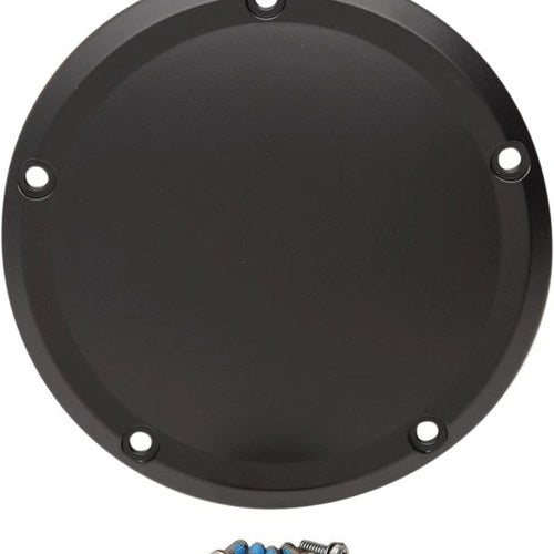 Drag Specialties Derby Cover 5-Hole Flat Black Harley Davidson
