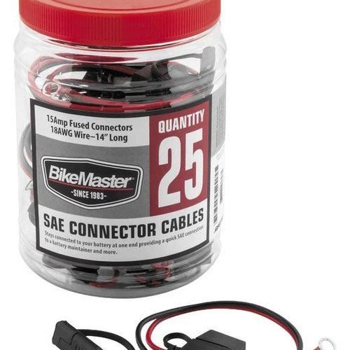 BikeMaster Sae Wire With Fuse 15A 25-Pack