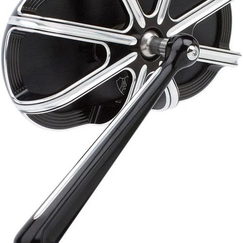 Arlen Ness Cages Series Mirror 10-Gauge Left Black
