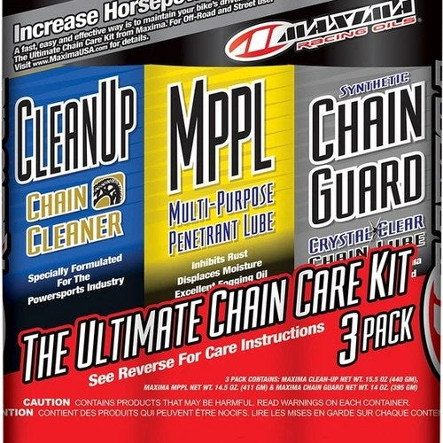 Maxima Synthetic Ultimate Chain Care Kit Combo