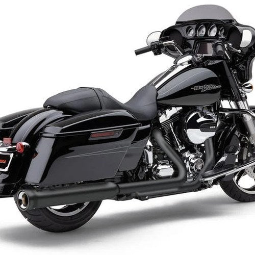 Cobra Neighbor Hater Slip-On Mufflers Black Harley M8 Touring 2017-2023