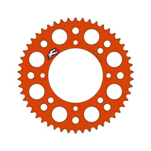 Renthal For 2025 KTM 65 Rear Chain Wheel - Orange, Part #518U-420-46GPOR