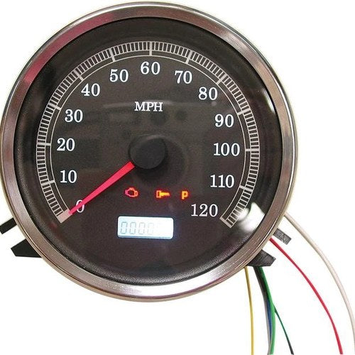 HardDrive Electronic Speedometer Black #T21-6983-12 Harley Davidson