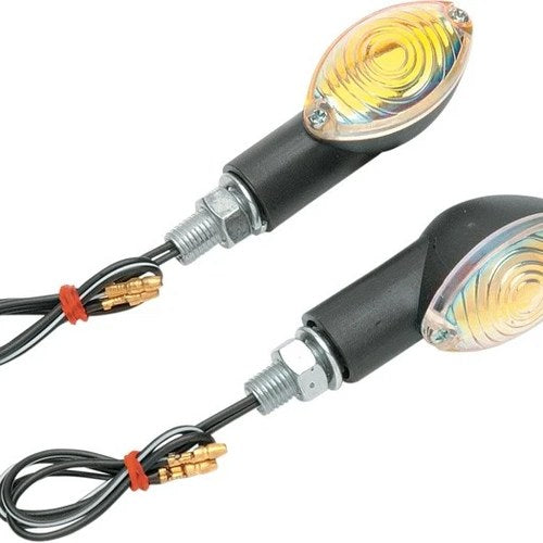 K&S Ultra Mini-Stalk Marker Light Set Single Filament Black Rainbow