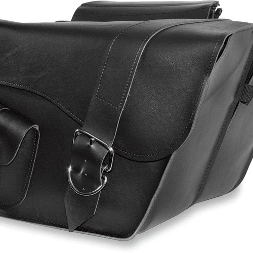 Willie & Max For Universal Ranger Large Slant Saddlebags In Black (Part