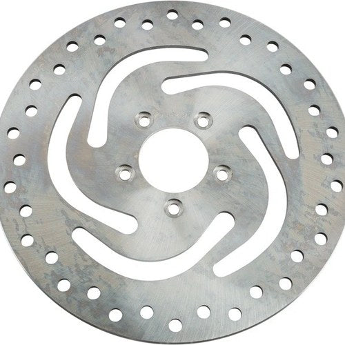 HardDrive HD Style Drilled Vented Front Left Brake Rotor Machined 144311 Harley