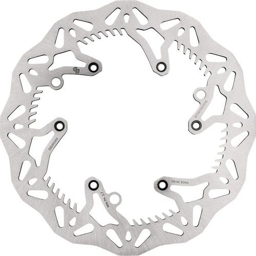 GBrakes Solid Wave Brake Rotor 270mm Front Silver #GBD9026X