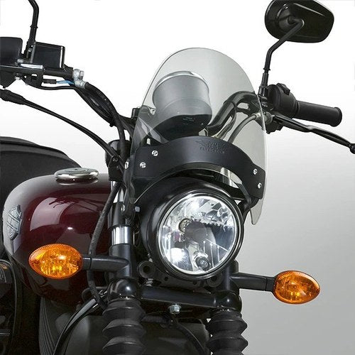 National Cycle Flyscreen Windshield with Black Mount Clear #N2530-002