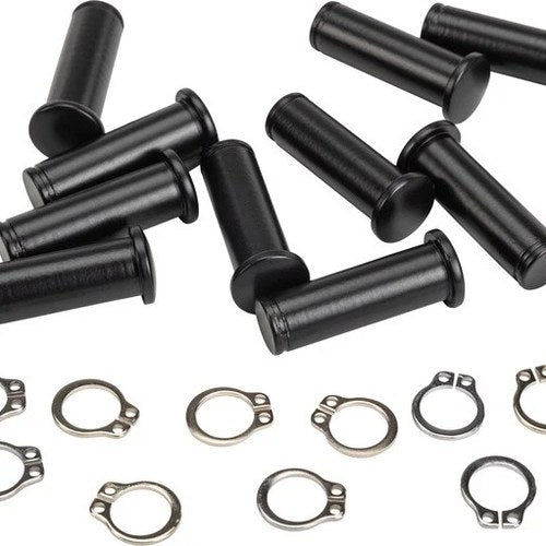 HardDrive Clutch Lever Pins with Clips Black #051208 Harley Davidson