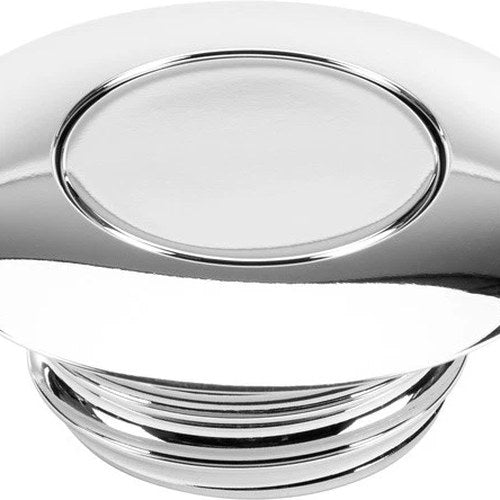 HardDrive Pop-Up Screw-In Vented Gas Cap 2.75" D Chrome #012309 Harley Davidson
