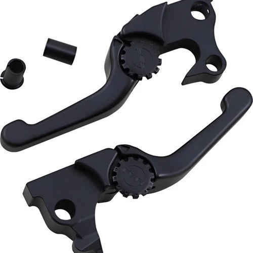 Psr Anthem Shorty Adjustable Lever Set Black #12-01655-22 Harley Davidson