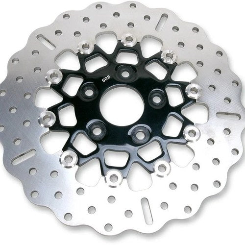 Ebc Floating Contour Wide Band Brake Rotor Rear Black RSD017CBLK Harley Davidson
